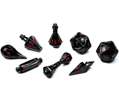 8 dés multifaces Shadow - Polyhero Wizard