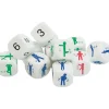 12 dés sportifs pour jeux de mouvement