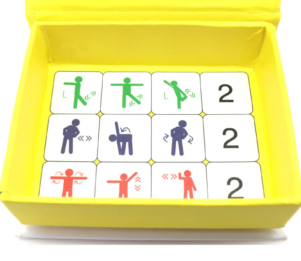 12 dés sportifs pour jeux de mouvement