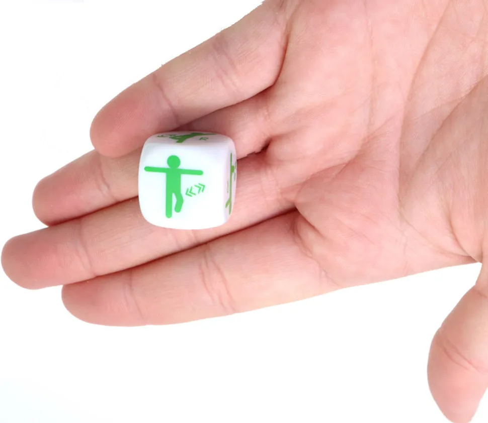 12 dés sportifs pour jeux de mouvement