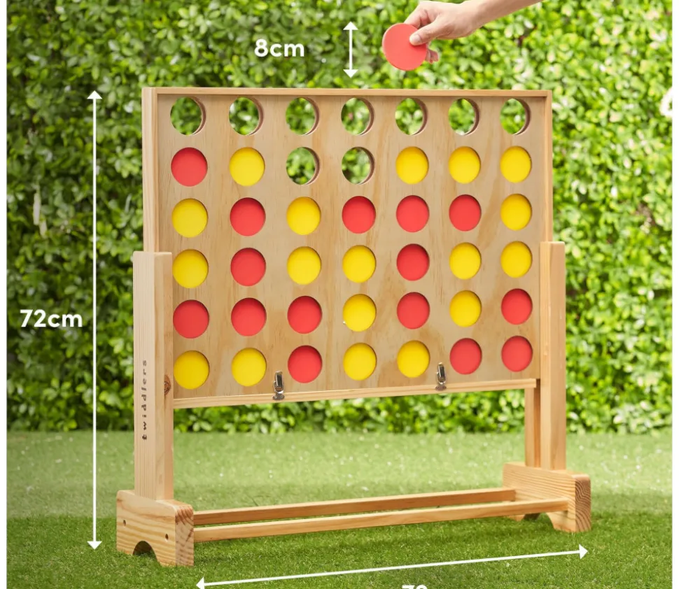 4 en ligne XXL - Jeu géant 72 x 72 cm 4 pions alignés