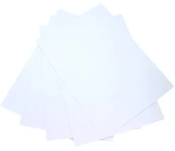 5 Feuilles aimantées A4 blanches magnétiques