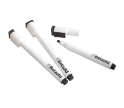 4 Feutres effaçables avec brossette pour ardoise ou tableau blanc