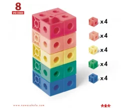 24 fiches cartes d'activités pour jeu de cubes encastrables