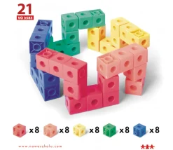 24 fiches cartes d'activités pour jeu de cubes encastrables