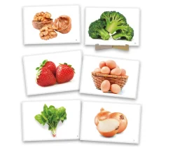 54 Fiches photos aliments pour jeux de langage