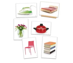 54 Fiches photos objets de la maison pour jeux de langage