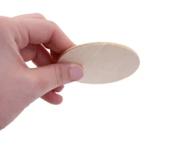 18 Formes géométriques bois naturel 7 cm