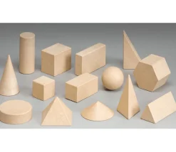 14 formes géométriques bois Rewood - cube base 3 cm