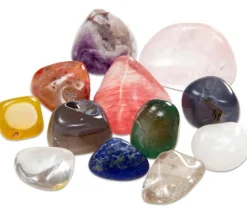 12 Galets pierres précieuses