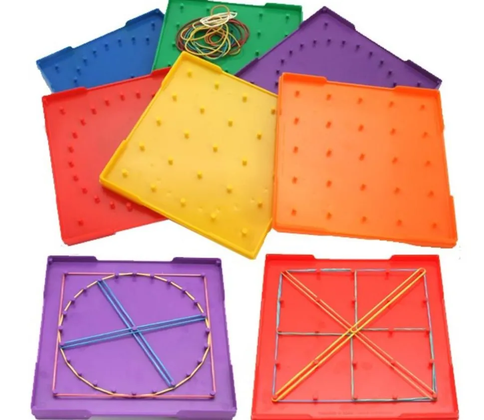 6 Géoboards - set de 6 tableaux recto et verso