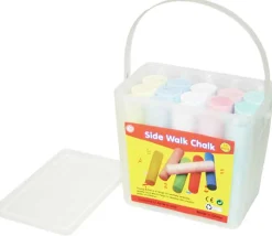 15 grandes craies de trottoir 7 couleurs