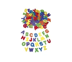 130 grandes lettres en mousse fine de 5 cm hauteur