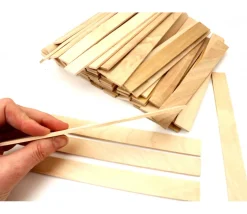 45 grandes plaquettes en bois naturel 36 cm construction jeux