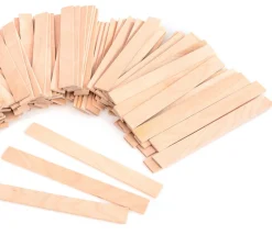 45 grandes plaquettes en bois naturel 36 cm construction jeux