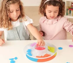 4 grands plateaux de tri transparents 26 cm