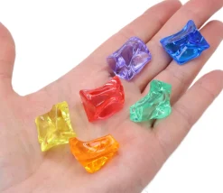 180 grosses pépites gems translucides colorées