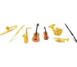 8 instruments de musique figurines jouet