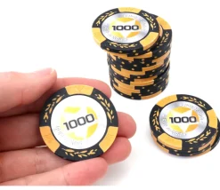 20 Jetons de poker crown argile valeur 1000 - 14 gr