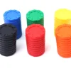 60 jetons empilables 3 cm multicolores en 6 couleurs pour jeu pion 30 mm