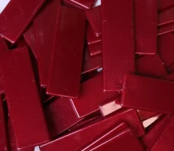 500 Jetons grands rectangles épais 6.2 x 2 cm en plastique coloré