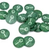 20 jetons indices/ loupes 18 mm pour jeux