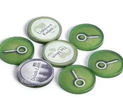 25 jetons jeux thème des contrées de l'horreur