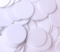 1000 Jetons ronds plats de 2.4 cm de diamètre plastique pour jeux