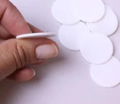 1000 Jetons ronds plats de 2.4 cm de diamètre plastique pour jeux