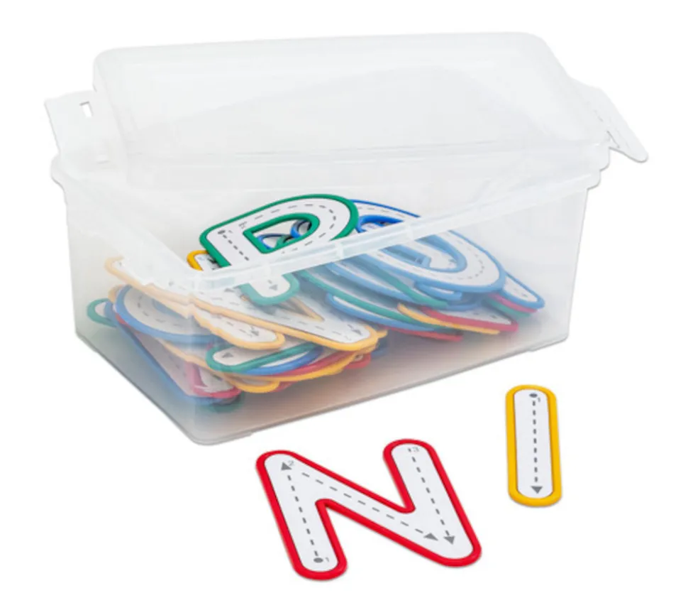 26 lettres de traçage - majuscule effaçable 11.5 cm