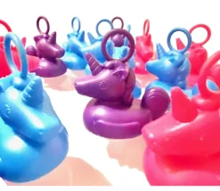 24 licornes flottantes 11 cm à pêcher pour jeu