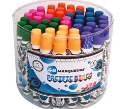 48 Marqueurs pour carton loto Bingo - 6 couleurs