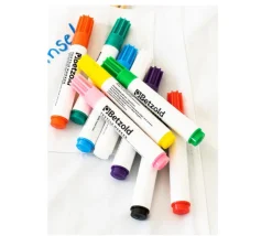 12 marqueurs textiles feutres 12 couleurs pour tissu