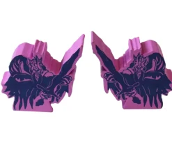 10 meeples créatures fantastiques - Boss de donjon pions en bois