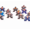 12 meeples hommes en costume plexiglas pions personnage