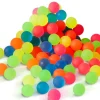 120 mini balles neon rebondissantes Ø 2.5 cm caoutchouc souple