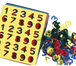 180 mini chiffres en mousse fine de 1.5 cm hauteur