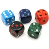 5 Mini Dés speckle 12 mm - 5 couleurs