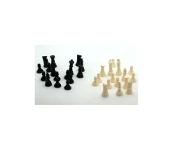 32 Mini pièces échecs plastique 40 mm