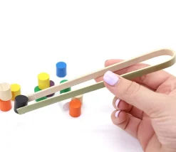 2 mini pinces bambou 16 cm