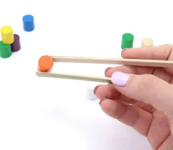 2 mini pinces bambou 16 cm