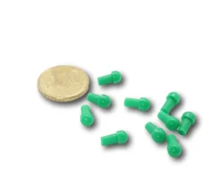 10 Mini pions clous à encastrer 9 x 3 mm lot par couleur