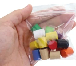 100 Mini sachets zips 78 x 83 mm