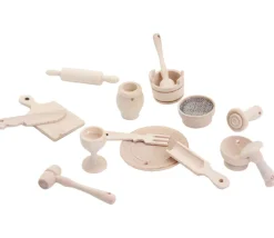 15 miniatures en bois accessoires maison