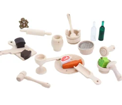 15 miniatures en bois accessoires maison