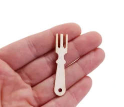 10 miniatures en bois ustensiles cuisine