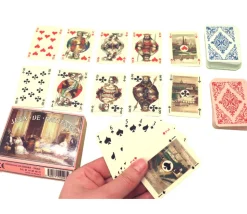 2 minis jeux 54 cartes Patience Sonet Morin