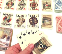 2 minis jeux 54 cartes Patience Sonet Morin