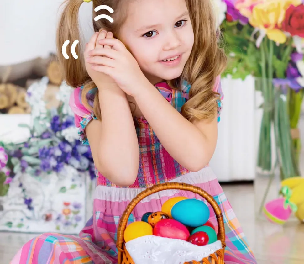 40 oeufs colorés sonores - Œufs de 5.6 cm