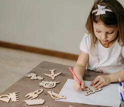 12 outils de traçage en bois formes amusantes